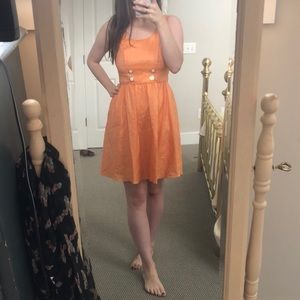Orange sundress